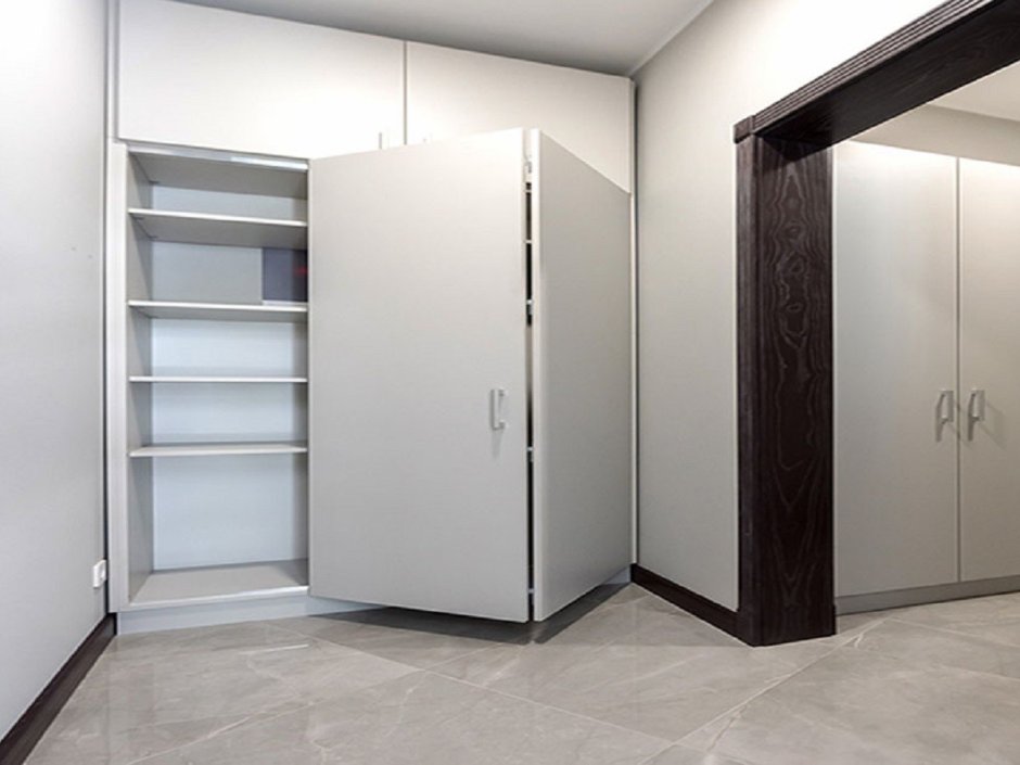 Шкафы Hettich гармошка зеркало