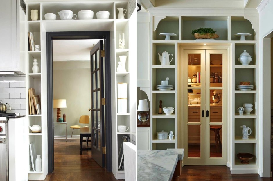 Шкаф вокруг двери