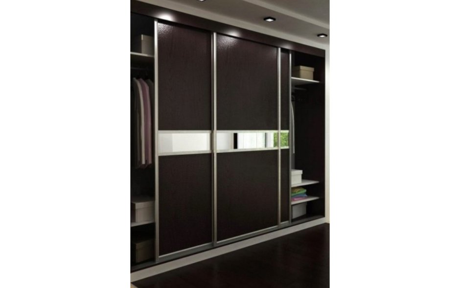 Длинный шкаф купе