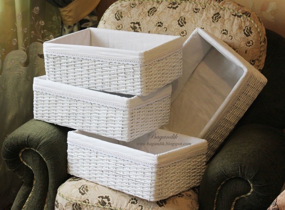 Круглые коробки в стиле шебби Шик