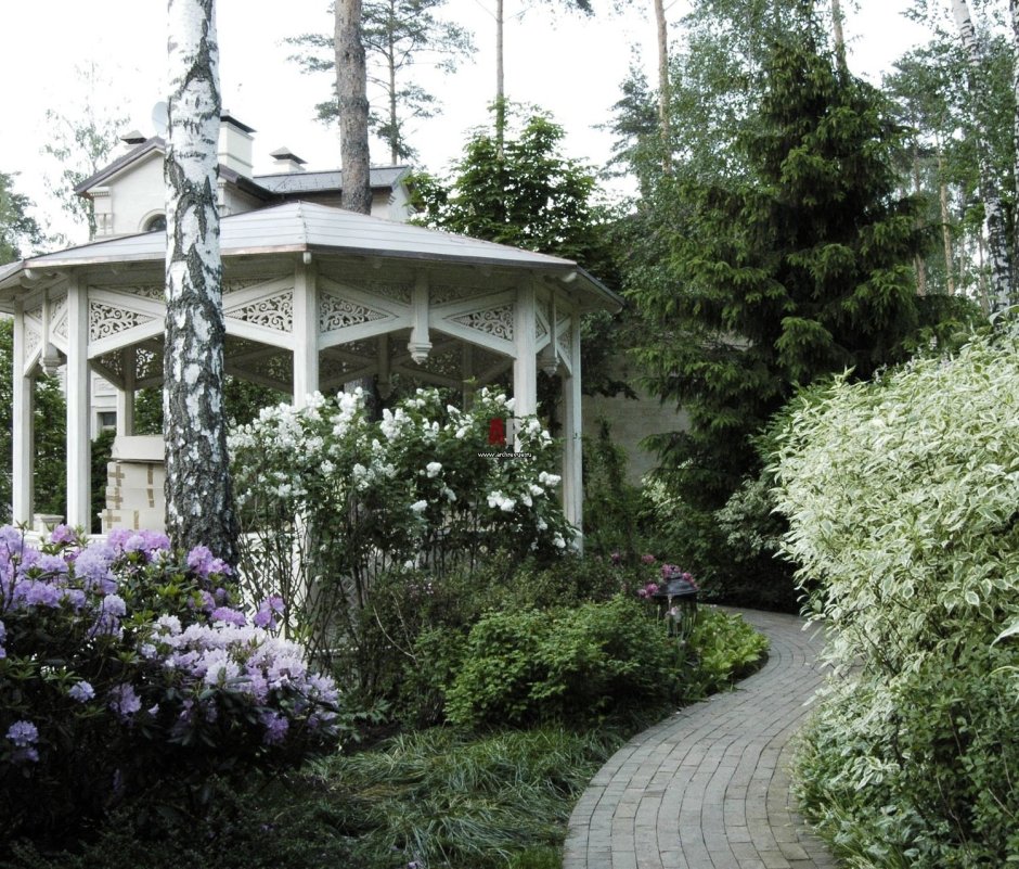 Русский усадебный стиль пейзажный сад 19 века