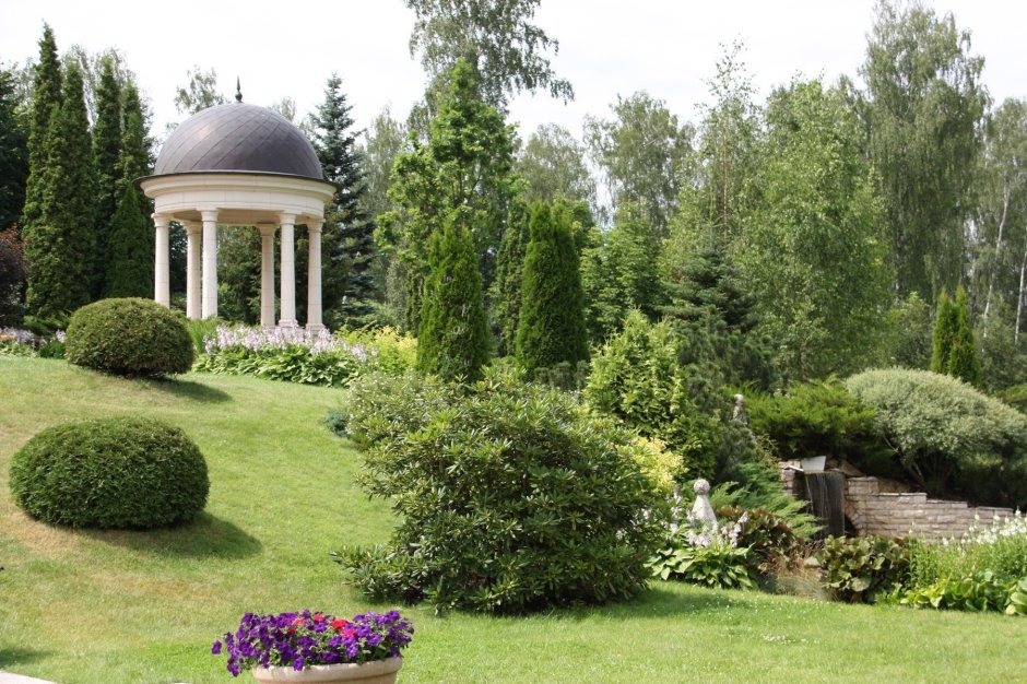 Сад в стиле русского классицизма Дворянская усадьба