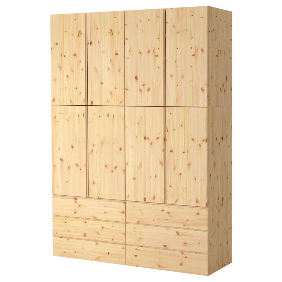 Икеа Ивар шкаф деревянный