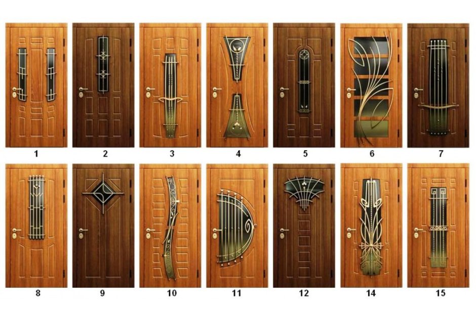 Дверные накладки МДФ (на входную дверь)