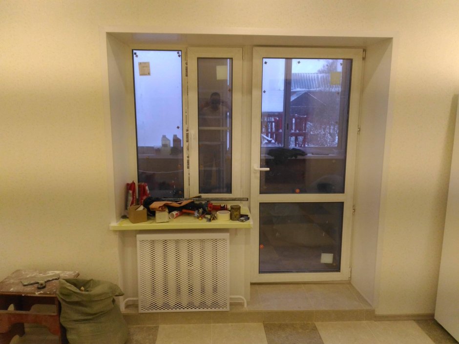 Балконная дверь без стекла