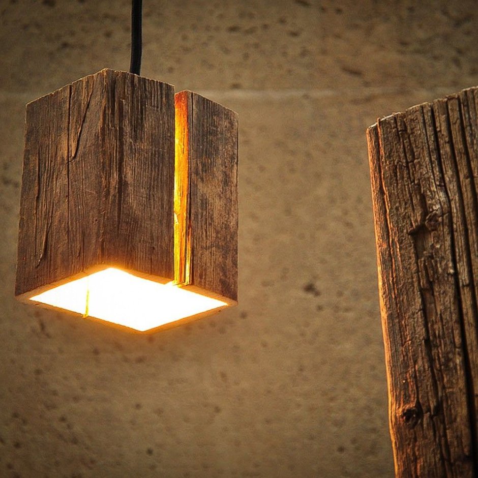 Светильники в деревянном доме