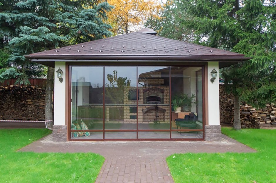 Терем беседки застекленные