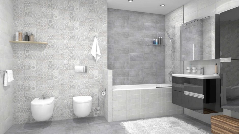 Плитка мелкая на кухне на стенах керамическая