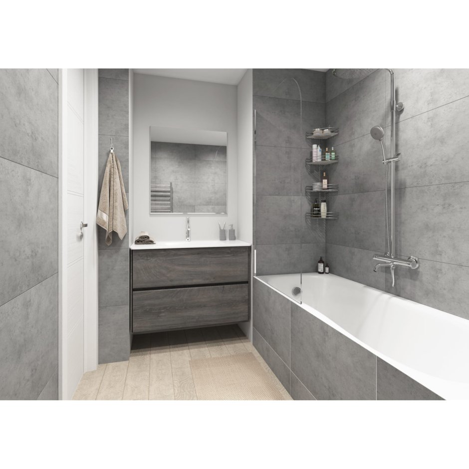 Комплект панелей ПВХ Dumawall Чикаго 3.6 мм 700х420 мм 2.06