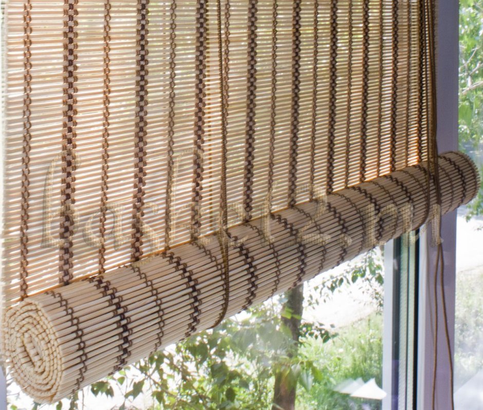 Штора рулонная Эскар "бамбук"