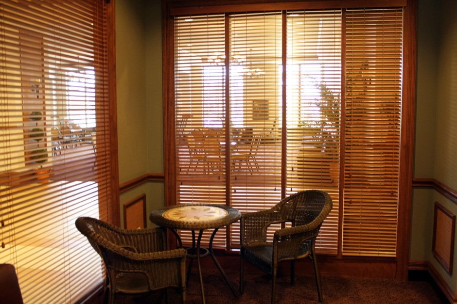 Межрамные жалюзи в интерьере