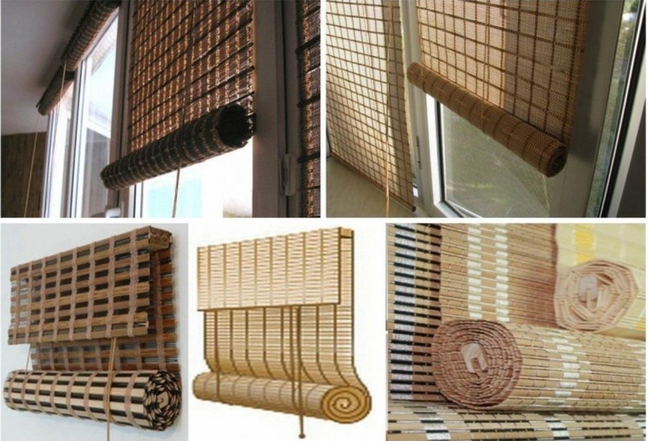 Бамбуковые жалюзи на балкон