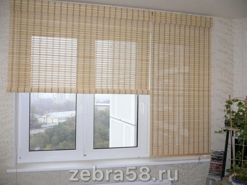 Бамбуковые шторы на балкон