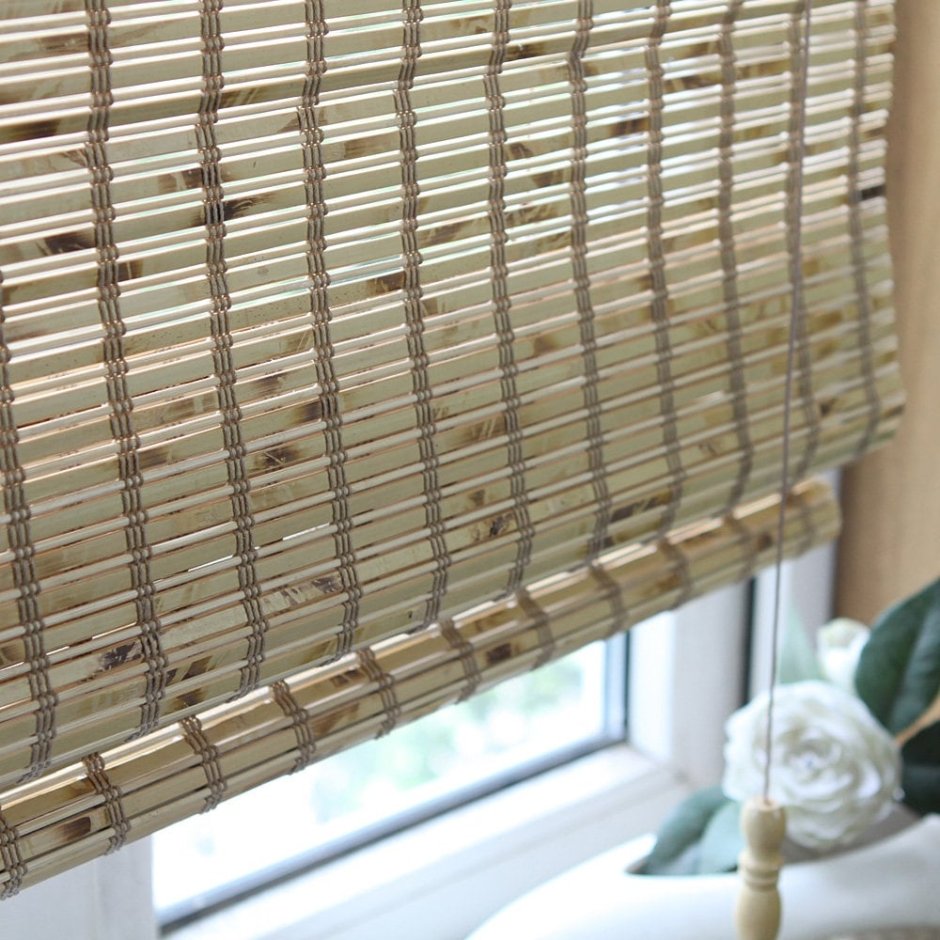 Бамбуковые жалюзи на балкон