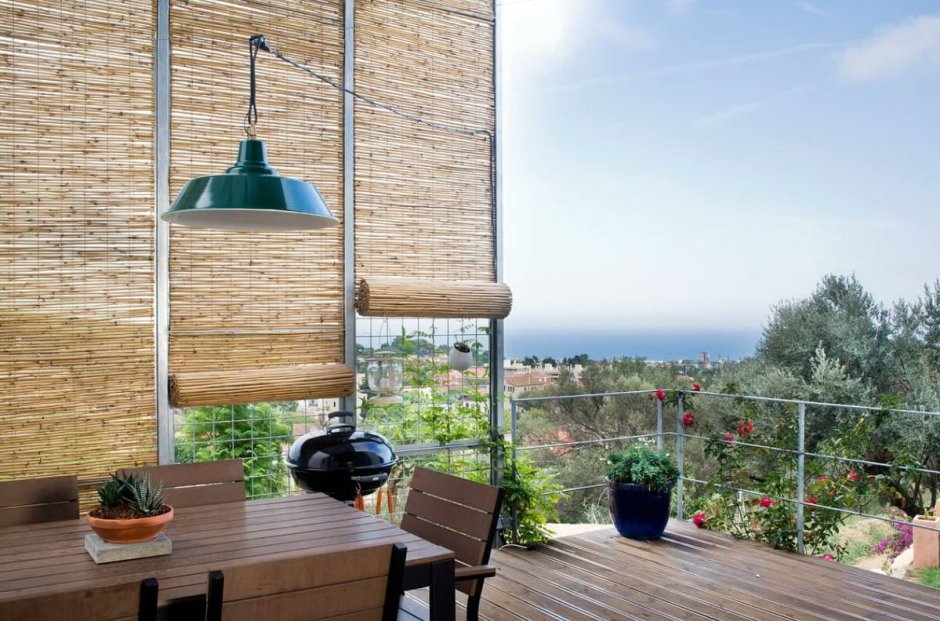 Жалюзи из бамбука 160x160