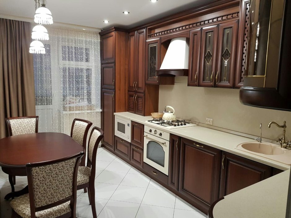 Кухонный гарнитур Севилья итальянский орех