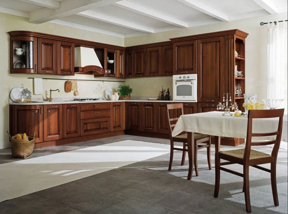 Кухни массив дерева