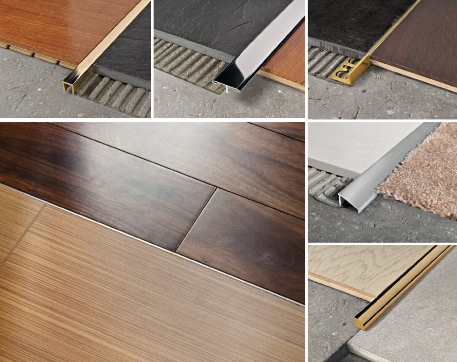 Стык плитки и ламината в ванной