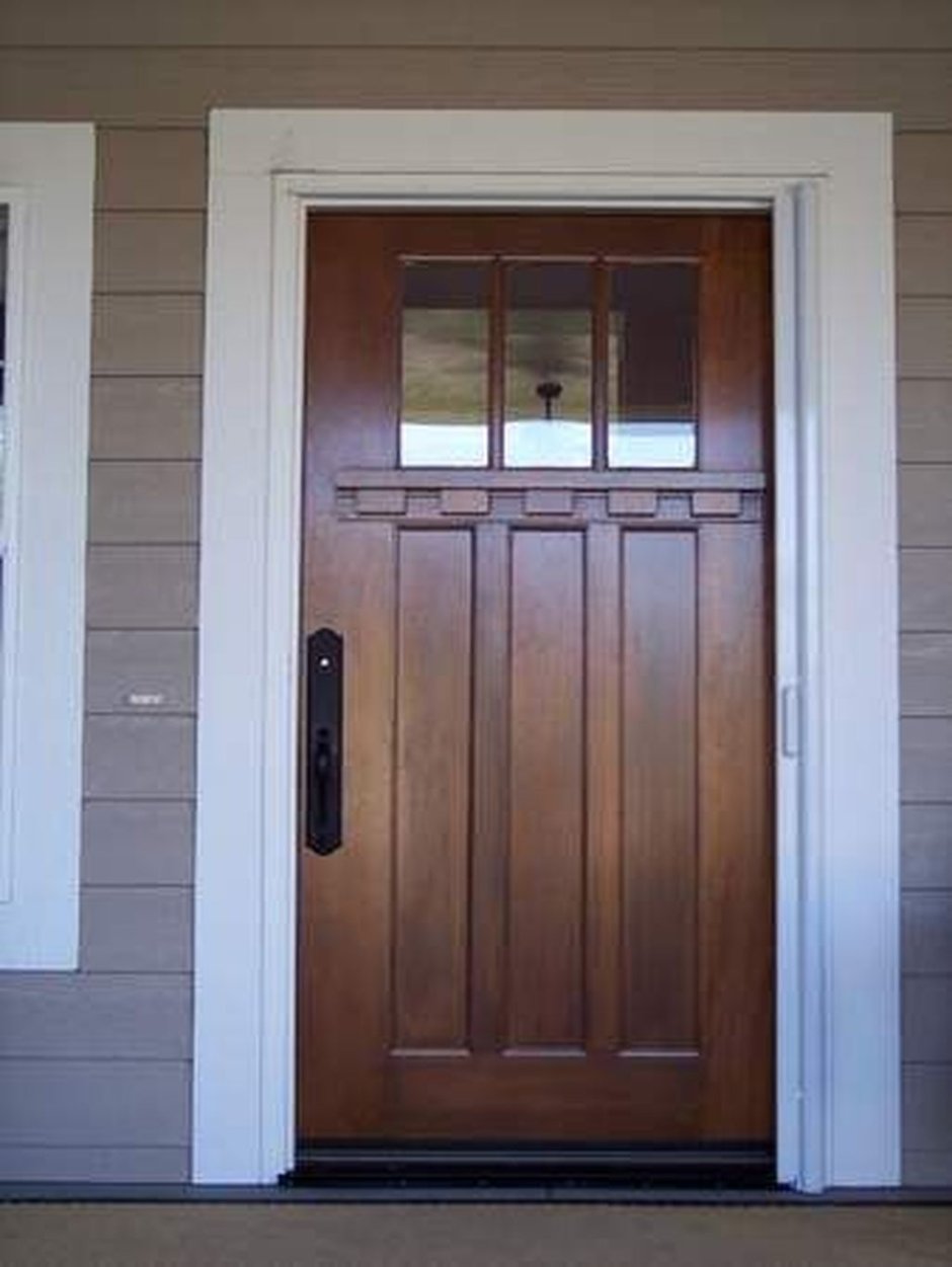 Входная дверь из сайдинга