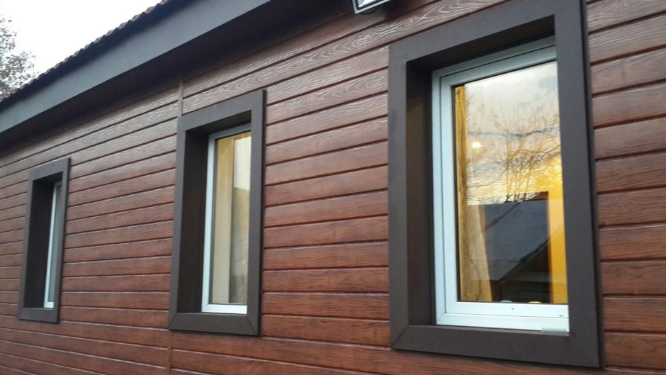Окантовка окна металлосайдингом