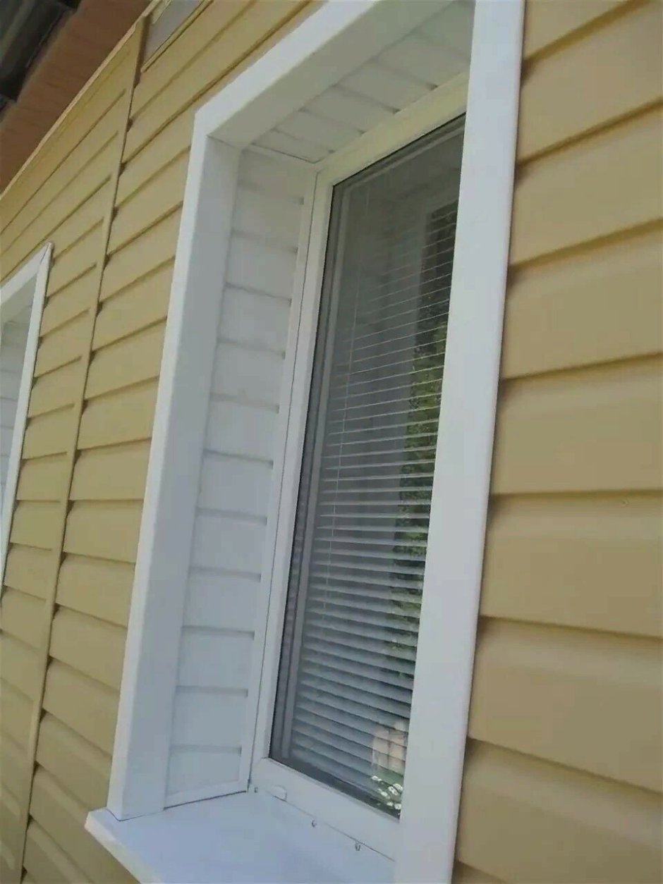 Отделка откосов сайдингом снаружи