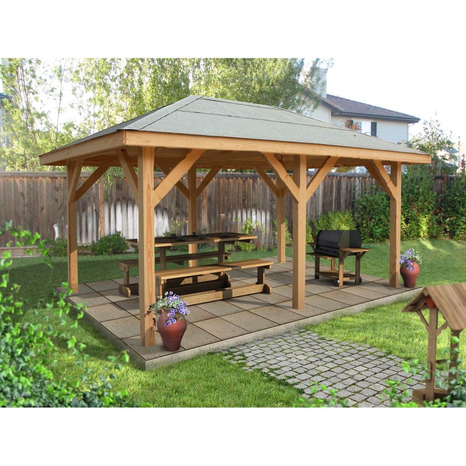 Беседка шатер Лаура Флоренция 3 х 3 метра