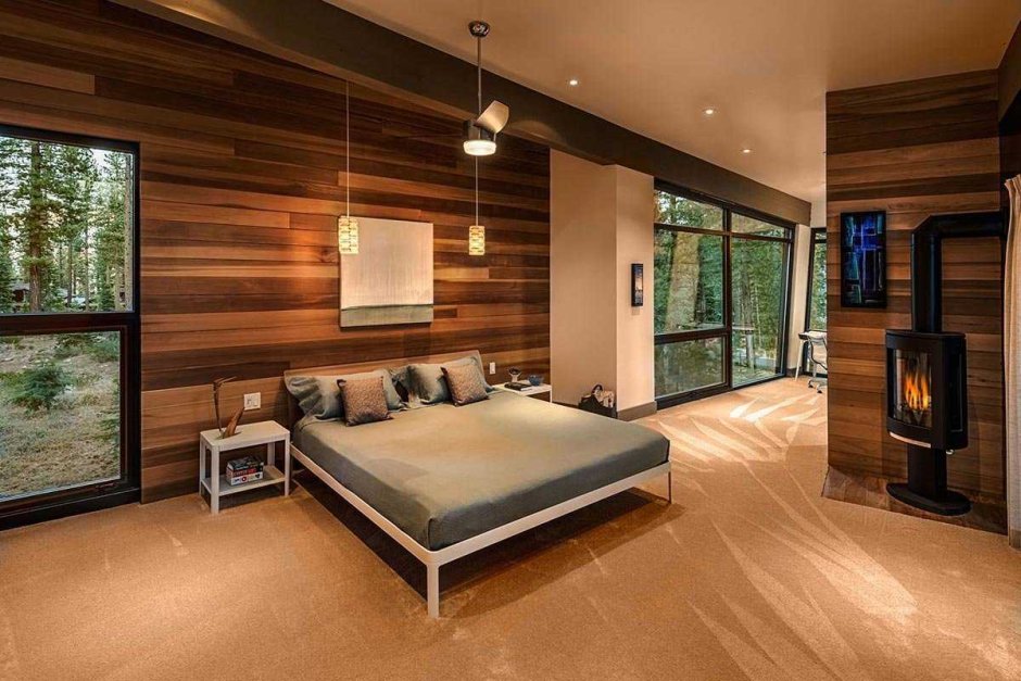 Интерьер под дерево в частном доме