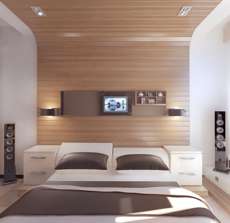 Стены и потолок из ламината