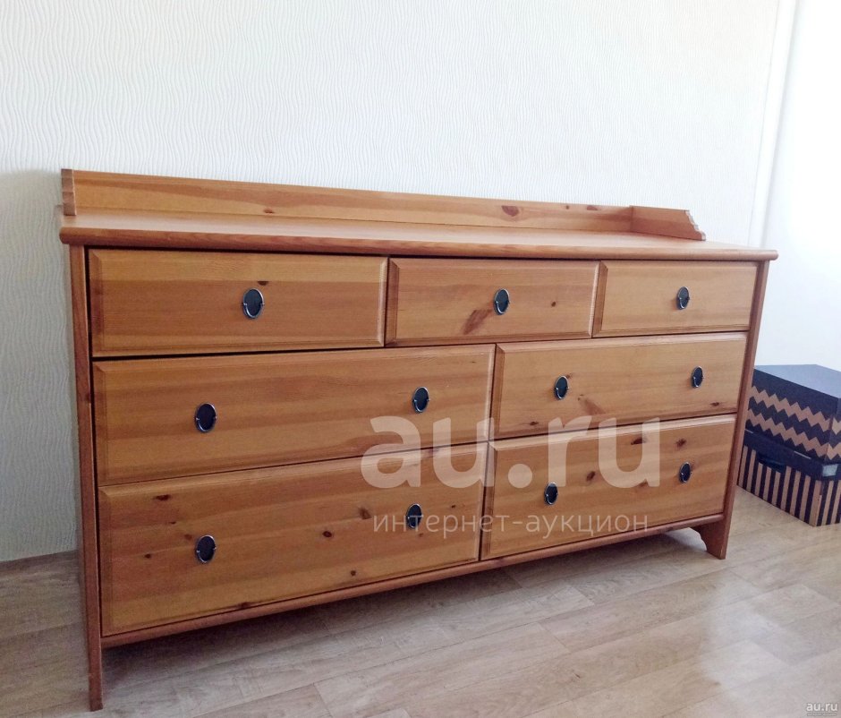 Комод икеа деревянный ЛЕКСВИК