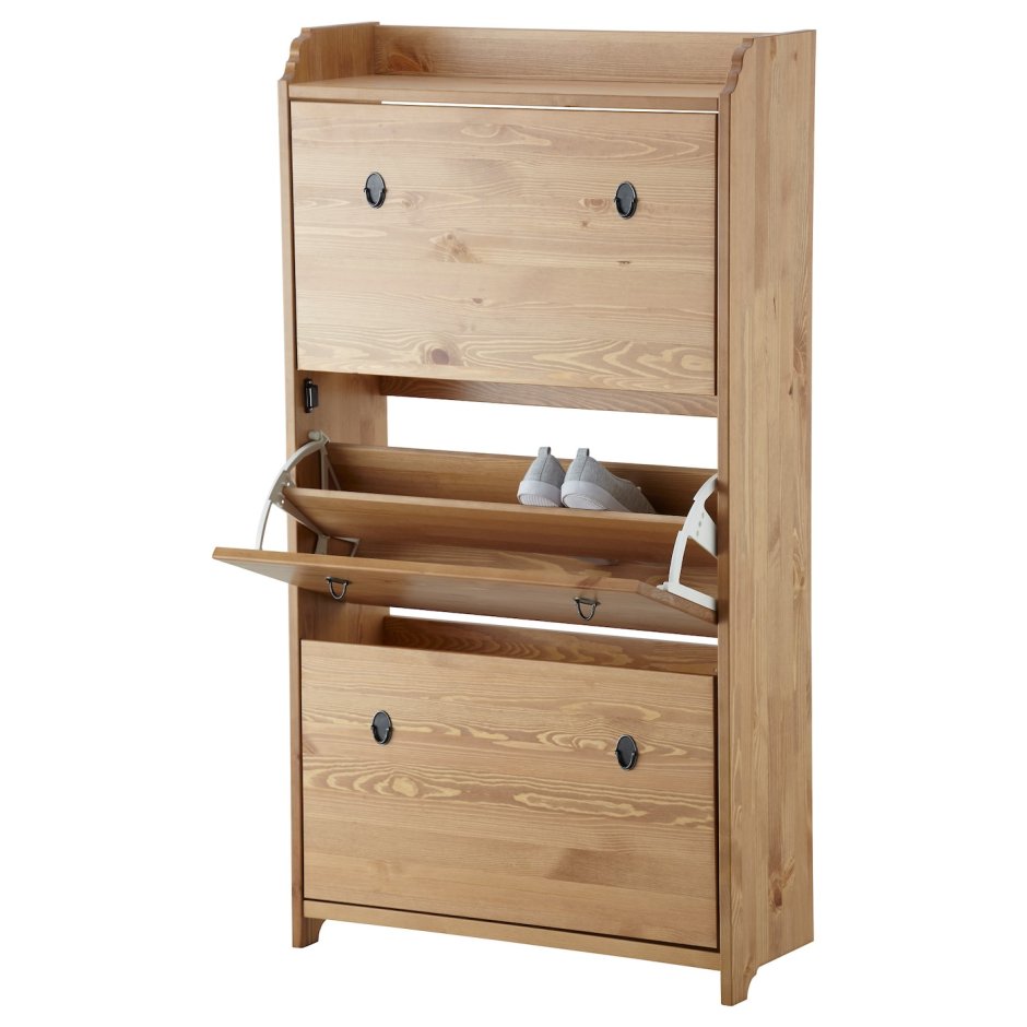 Ниланд галошница,3 отделения, морилка,антик69x127 см