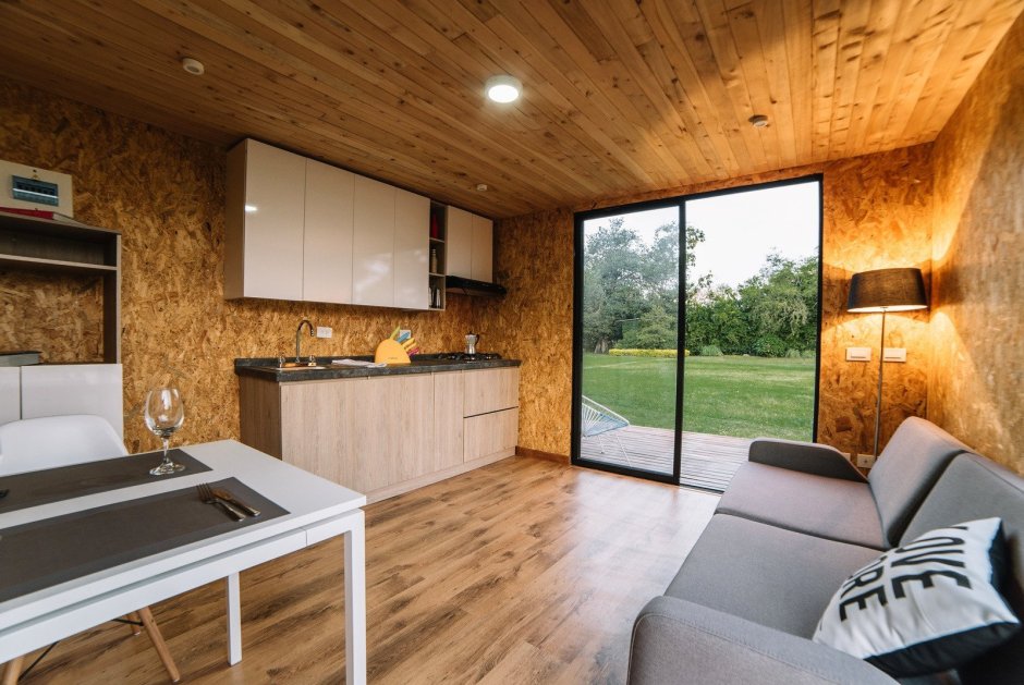 Интерьер дома из СИПАНЕЛЕЙ