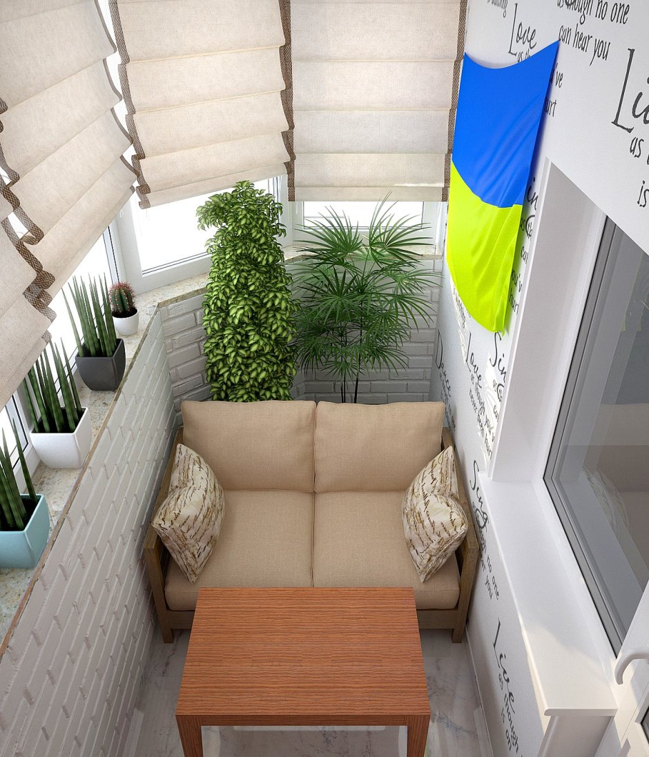 Угловой диванчик на балкон