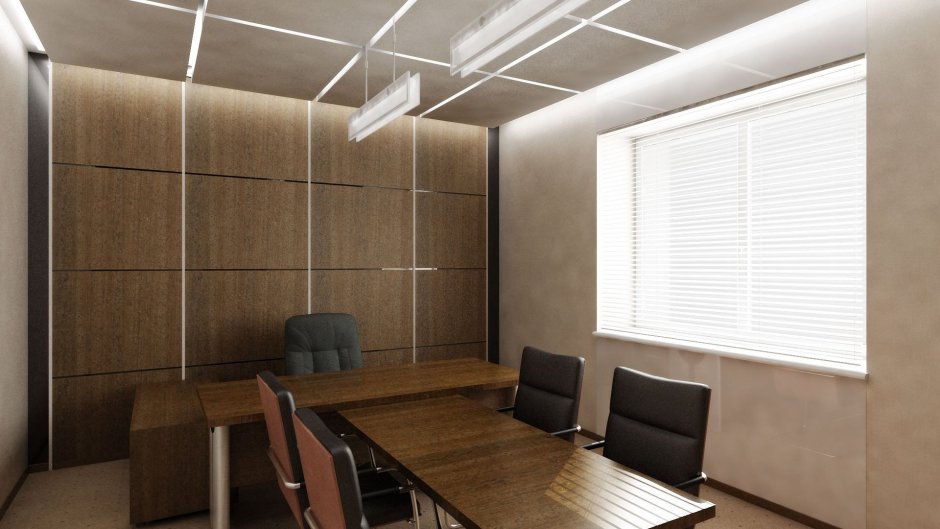 Панели ЛДСП В переговорной