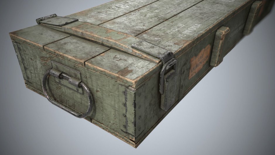 Армейский ящик деревянный