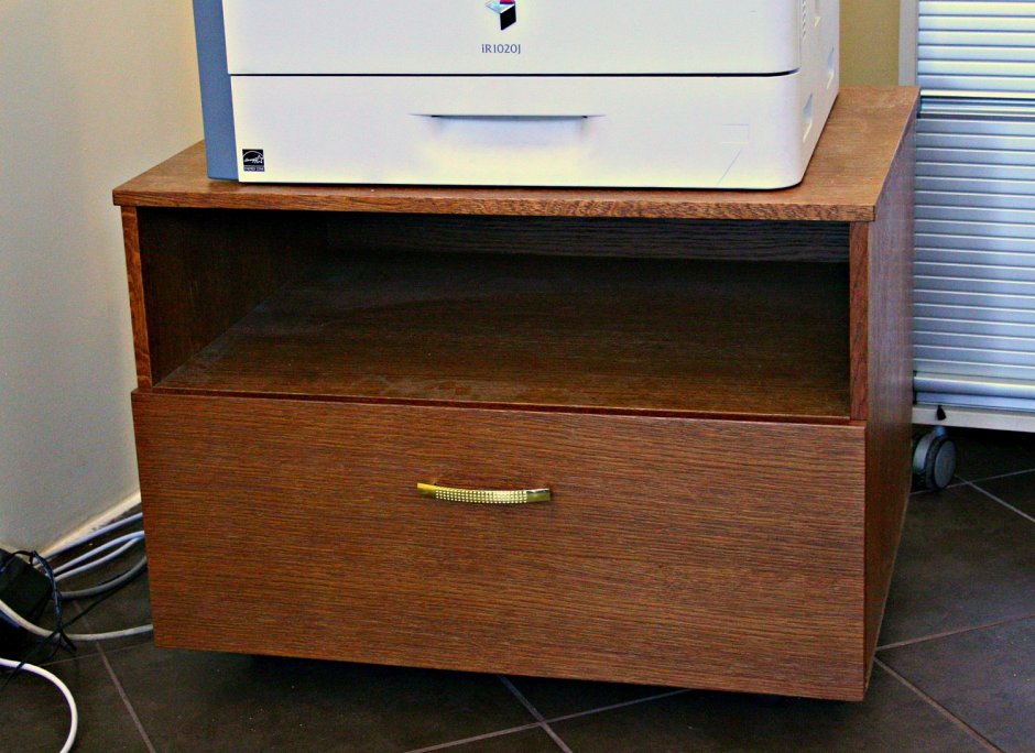 Прикроватная тумба Viva с одним ящиком черного цвета IMR-977702