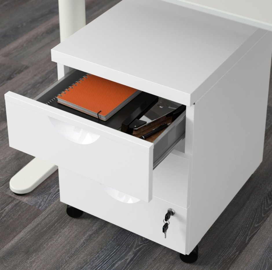 Тумбочка. Белый. Икеа. Эрик