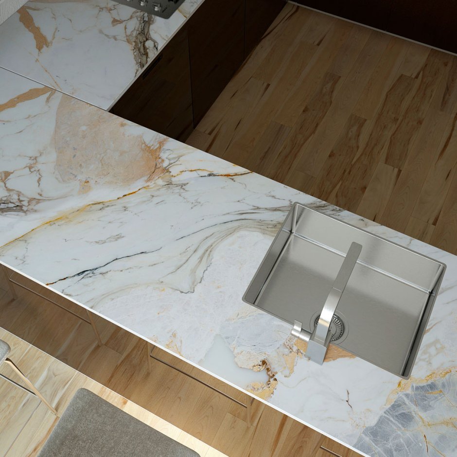 Кварцевый агломерат под Оникс