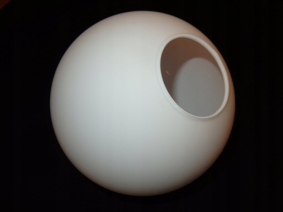 Плафон-шарик d 133 x b 420 внутренний d 55, е-27, цвет – матовый, артикул 598