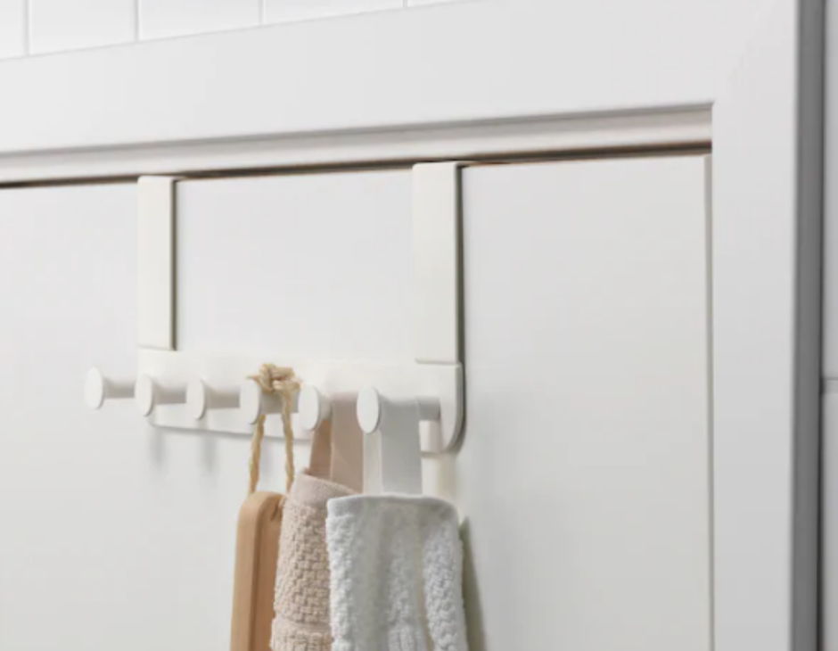 Вешалка икеа настенная в прихожую белая