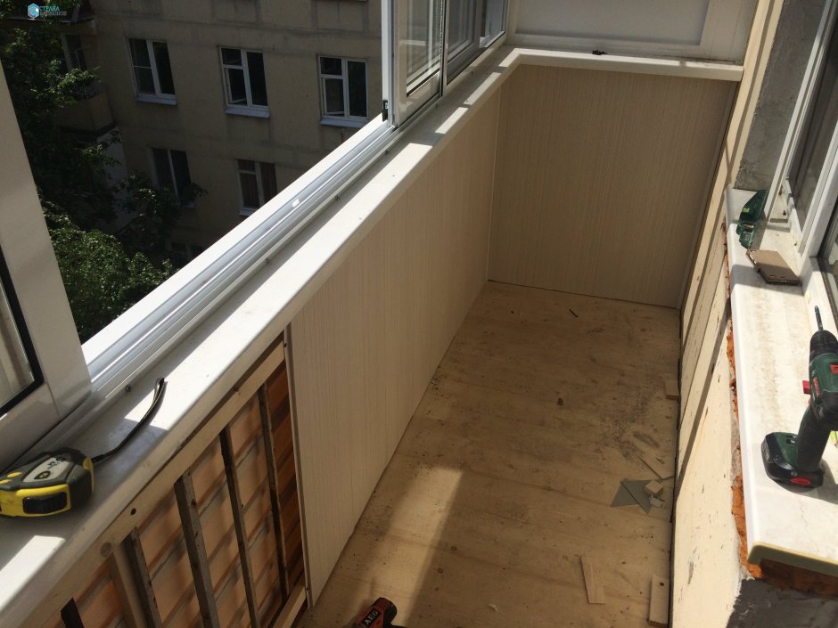 Обрешетка балкона