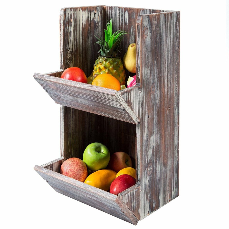Полка для овощей и фруктов на кухню