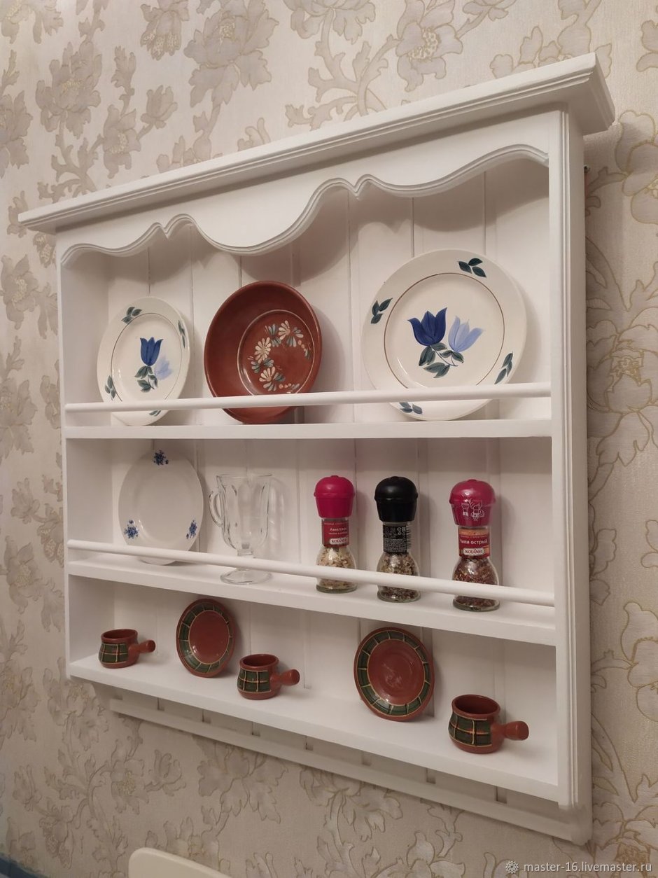 Полка Прованс с балюстрадой