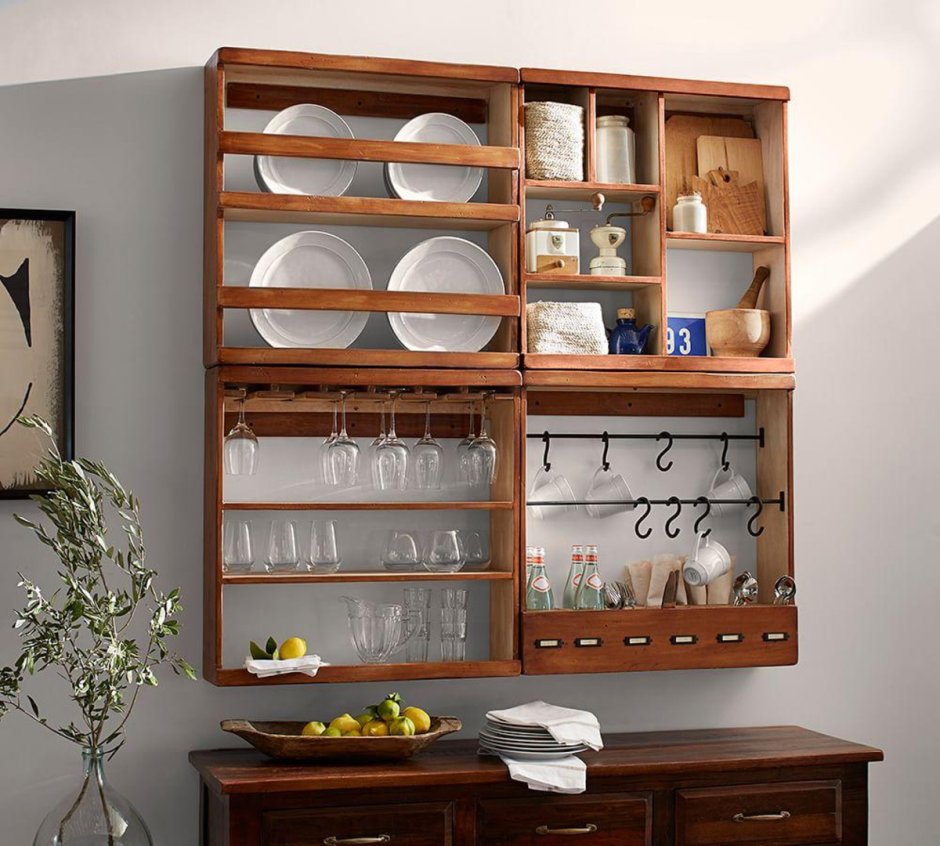 Полочка для посуды на кухню