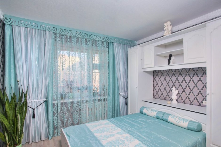 Гостиная в бирюзовом стиле