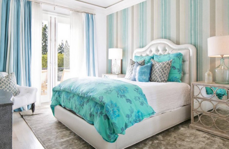 Спальня Тиффани бирюзовая