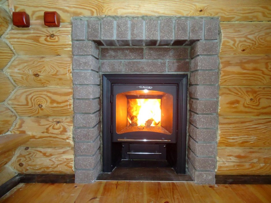 Отделка печи в бане