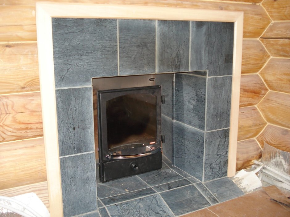 Облицовка печи талькохлоритом
