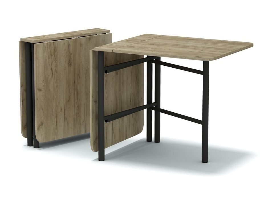 Стол-книжка 700 "Гайва мебель" на металлических ногах