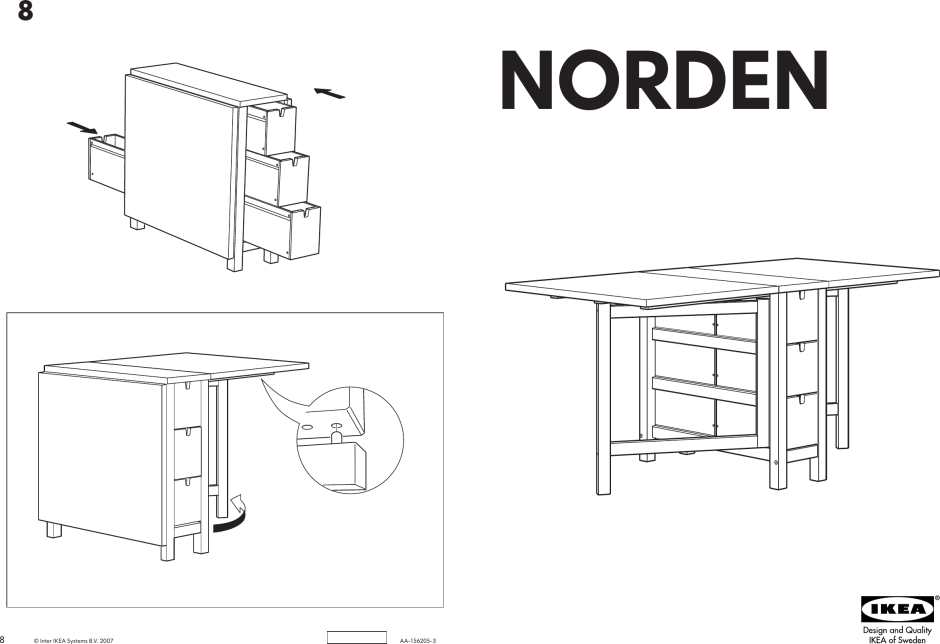 Пристенный кухонный стол трансформер