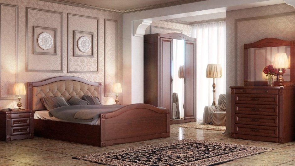 Спальные гарнитуры фабрика Соренто